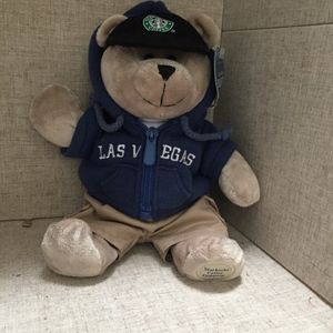 Starbucks Bearista Las Vegas Bear-Blue Jacket NWT